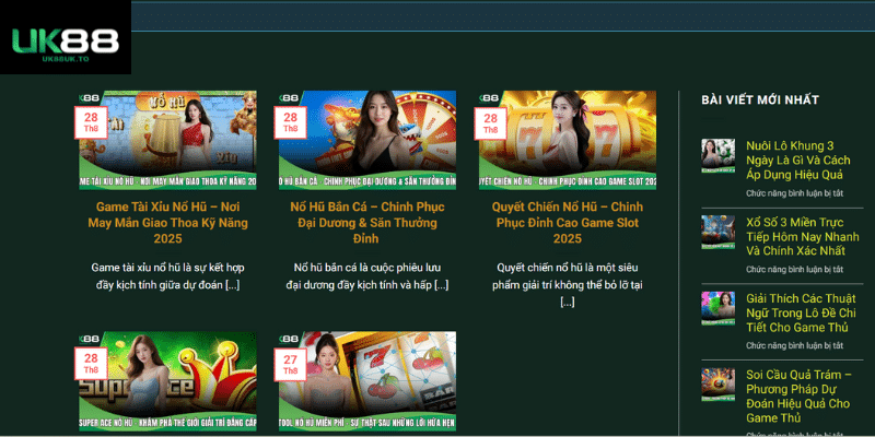 Sảnh nổ hũ UK88 – Kho báu, Jackpot và Thần Tài trúng lớn mỗi ngày